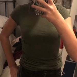 Green Love Fire t-shirt with elastic